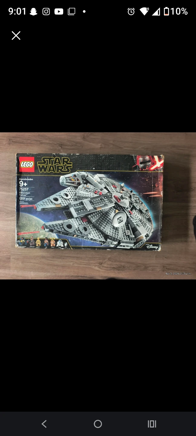 LEGO Star Wars Millennium Falcon 75257 Building Toy