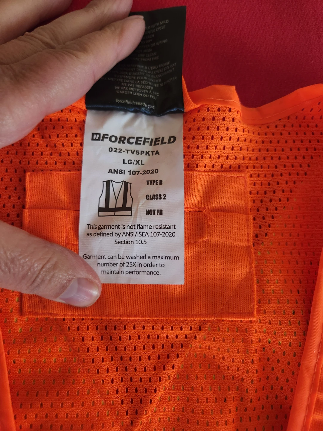 FORCEFIELD High visibility reflective safety vest - photo 3