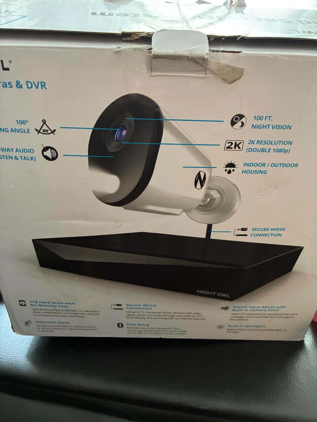 Night Owl 2K Wired Security Camera System with DVR - photo 3