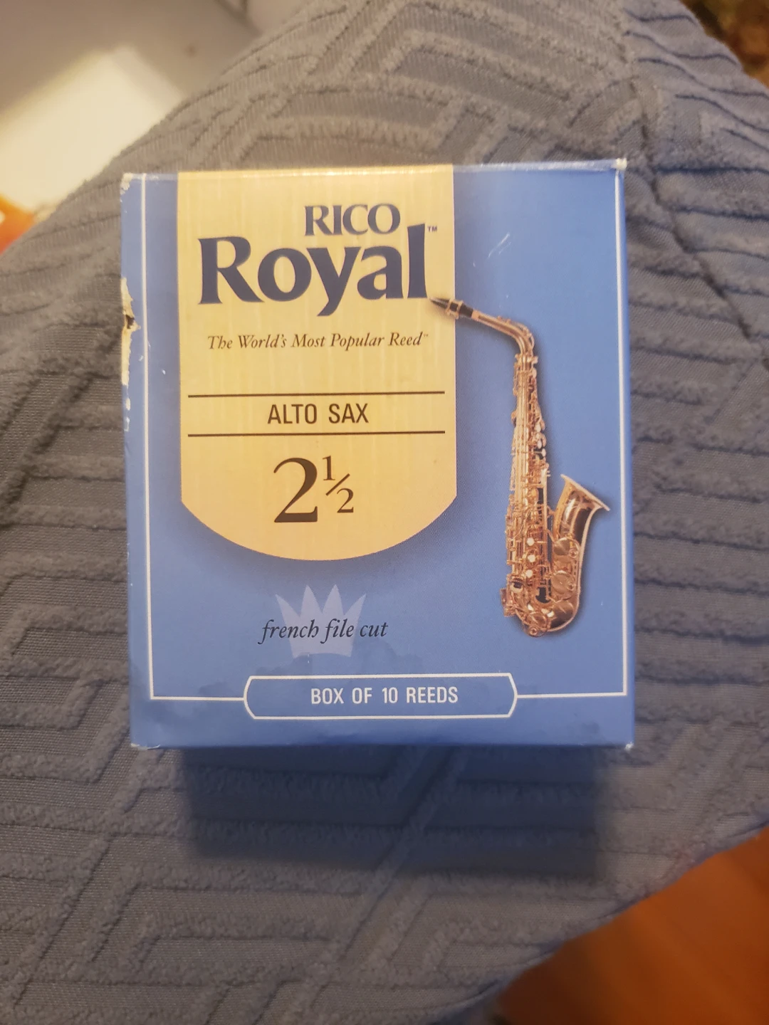 RICO Royal Alto Saxophone Reeds 2.5 - Box of 10