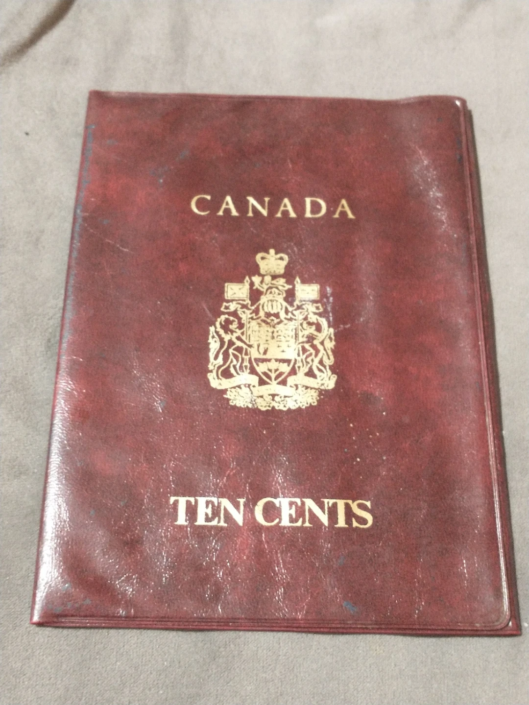 Canada Ten Cents Coin Collecting Folder