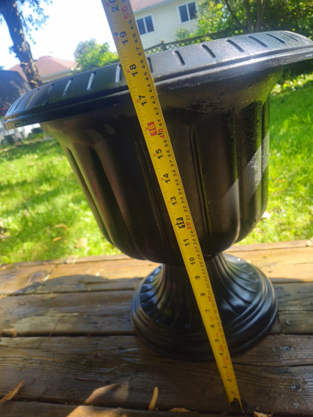 Black Urn Planters - Set of 2 - photo 3