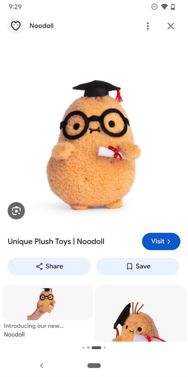 Noodoll Graduation Plush Toy