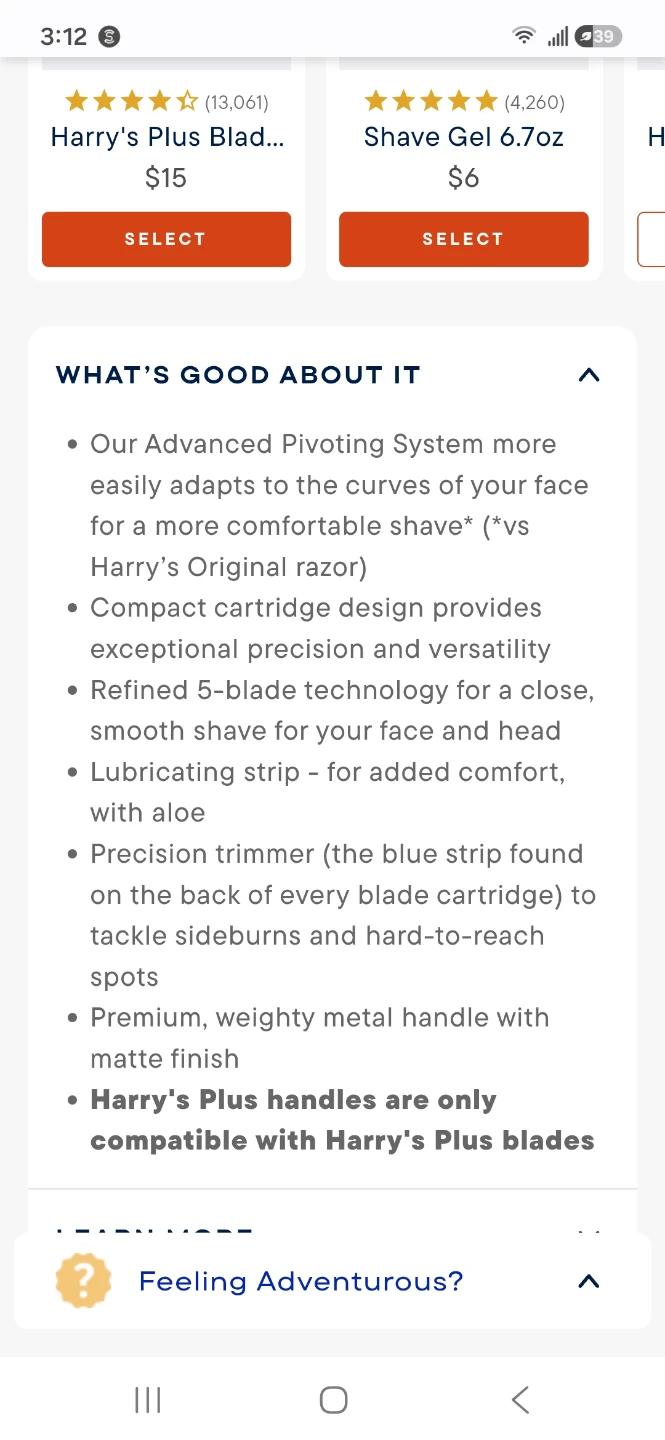 Harry's Plus Razor - photo 3