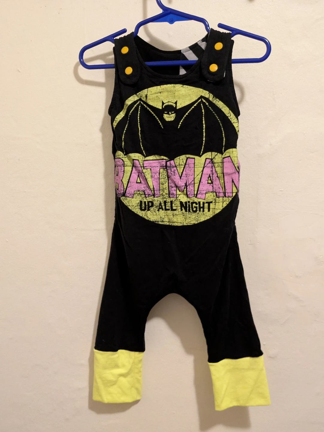 One of a Kind Batman "Up All Night" Romper - photo 3