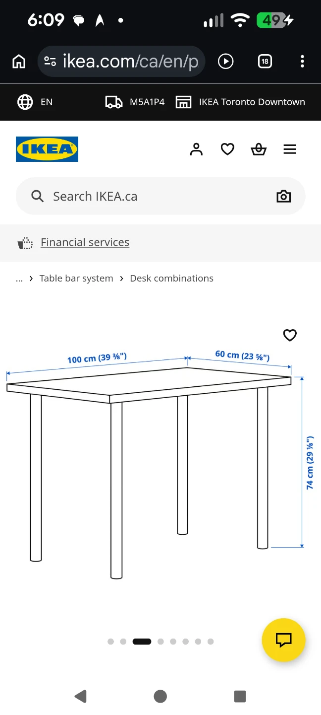 IKEA Linnmon Table - photo 4