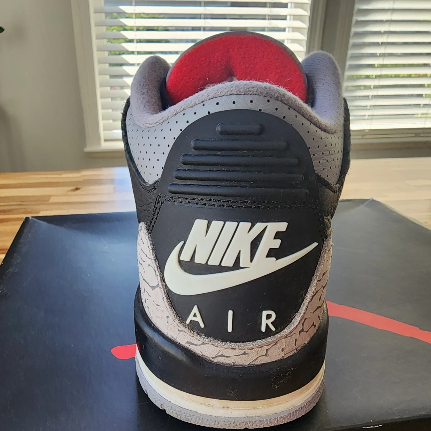 Nike Air Jordan 3 Retro "Black Cement" Sneakers - photo 5