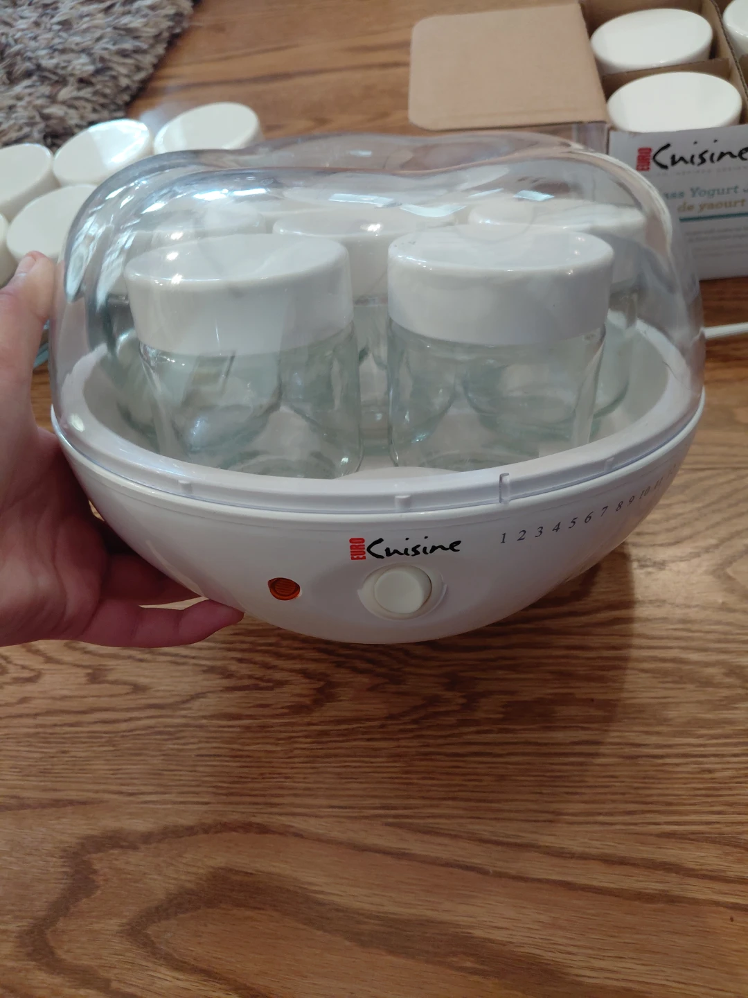 Euro Cuisine Electric Yogurt Maker + Extra Glass Jars - photo 2