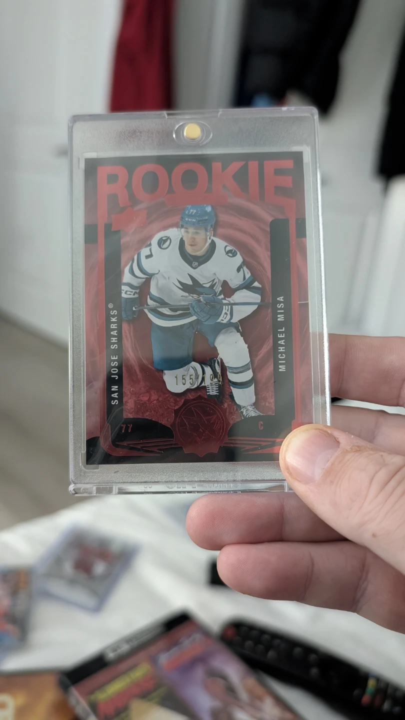 Michael Misa Rookie Update Red parallel  Numbered 155/199