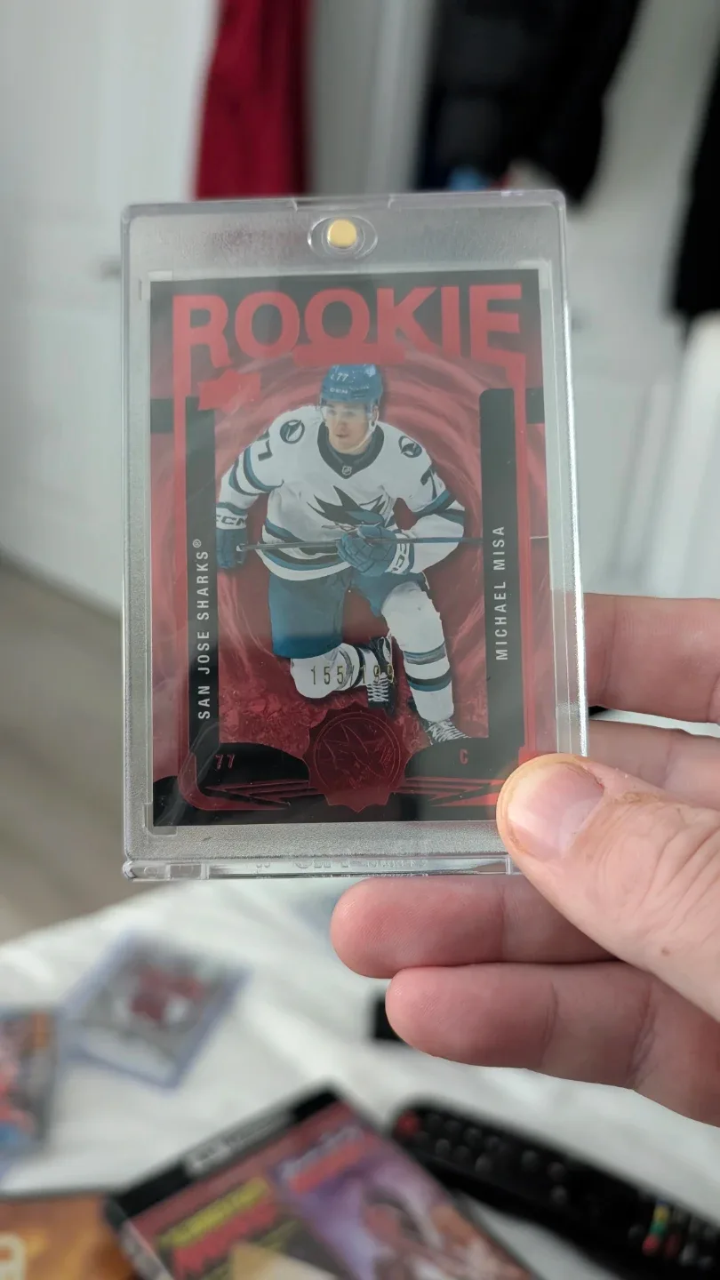Michael Misa Rookie Update Red parallel  Numbered 155/199