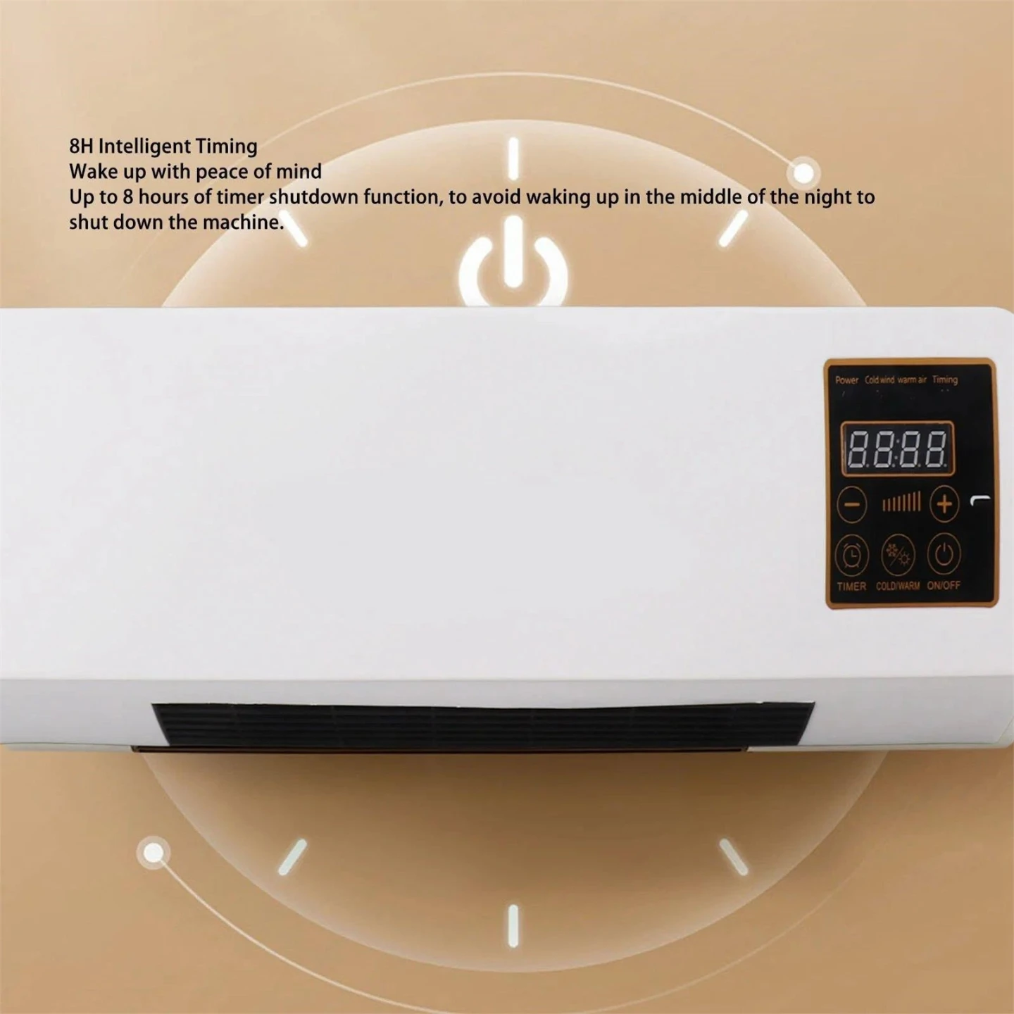 Wall Mounted Heater/cooler with Intelligent Timing - photo 2