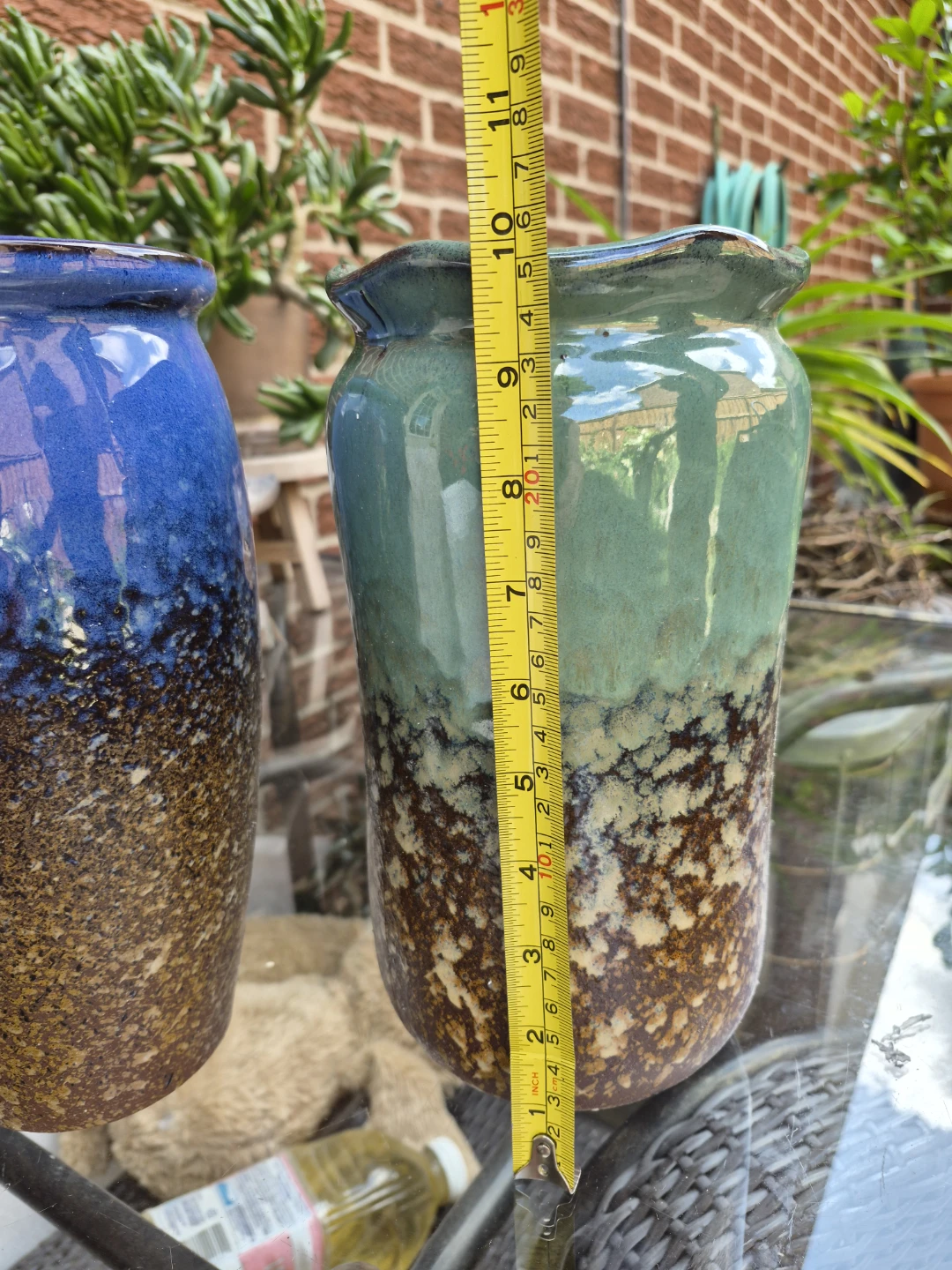 NEW Ceramic Vase Green/Brown - photo 5