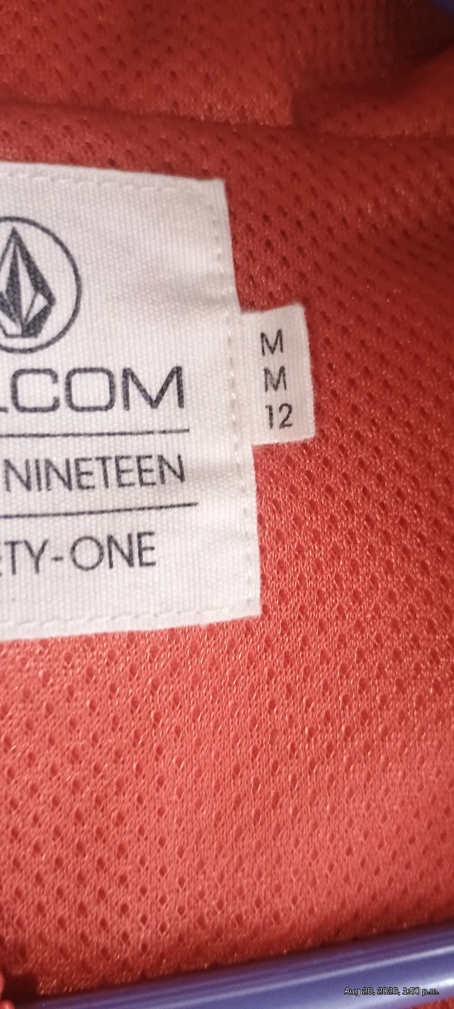 Volcom Red Hooded Jacket - photo 4