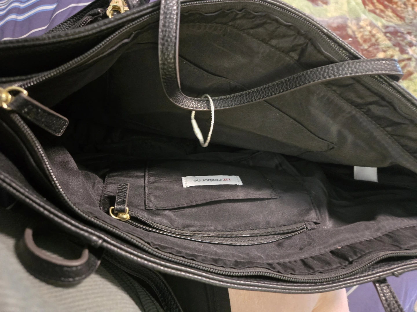 Liz Claiborne Black Tote Bag - photo 3