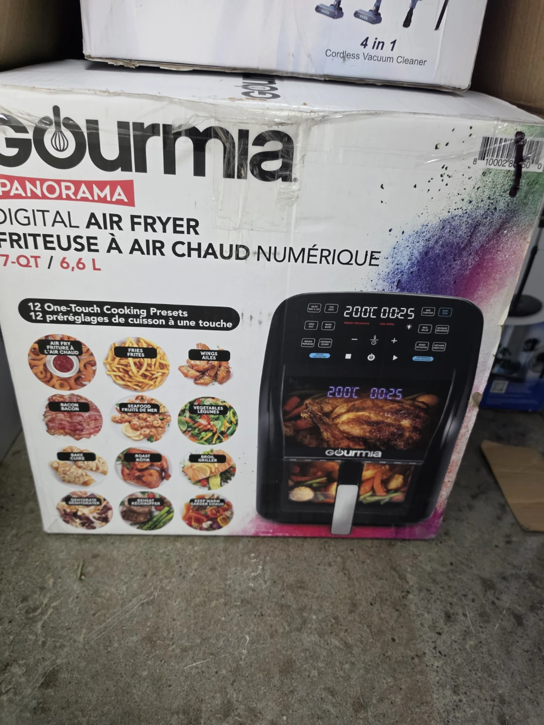 Gourmia Panorama Digital Air Fryer 7-QT/6.6L