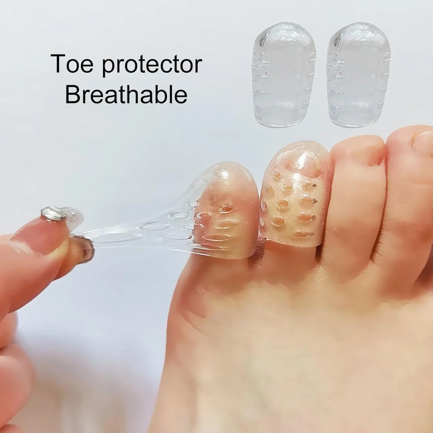 Japan-Trend Silicone Toe Guards for Heels - photo 2