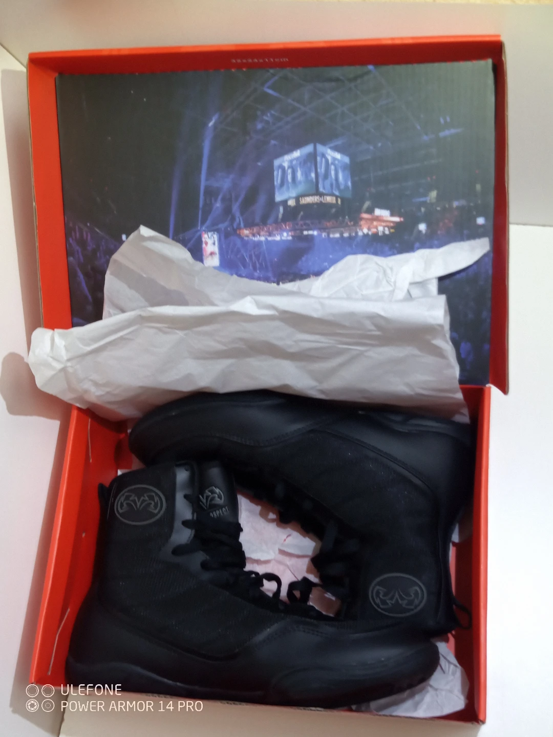 Rival RSX-PROSP-HRN Black Boxing Boots Size 9