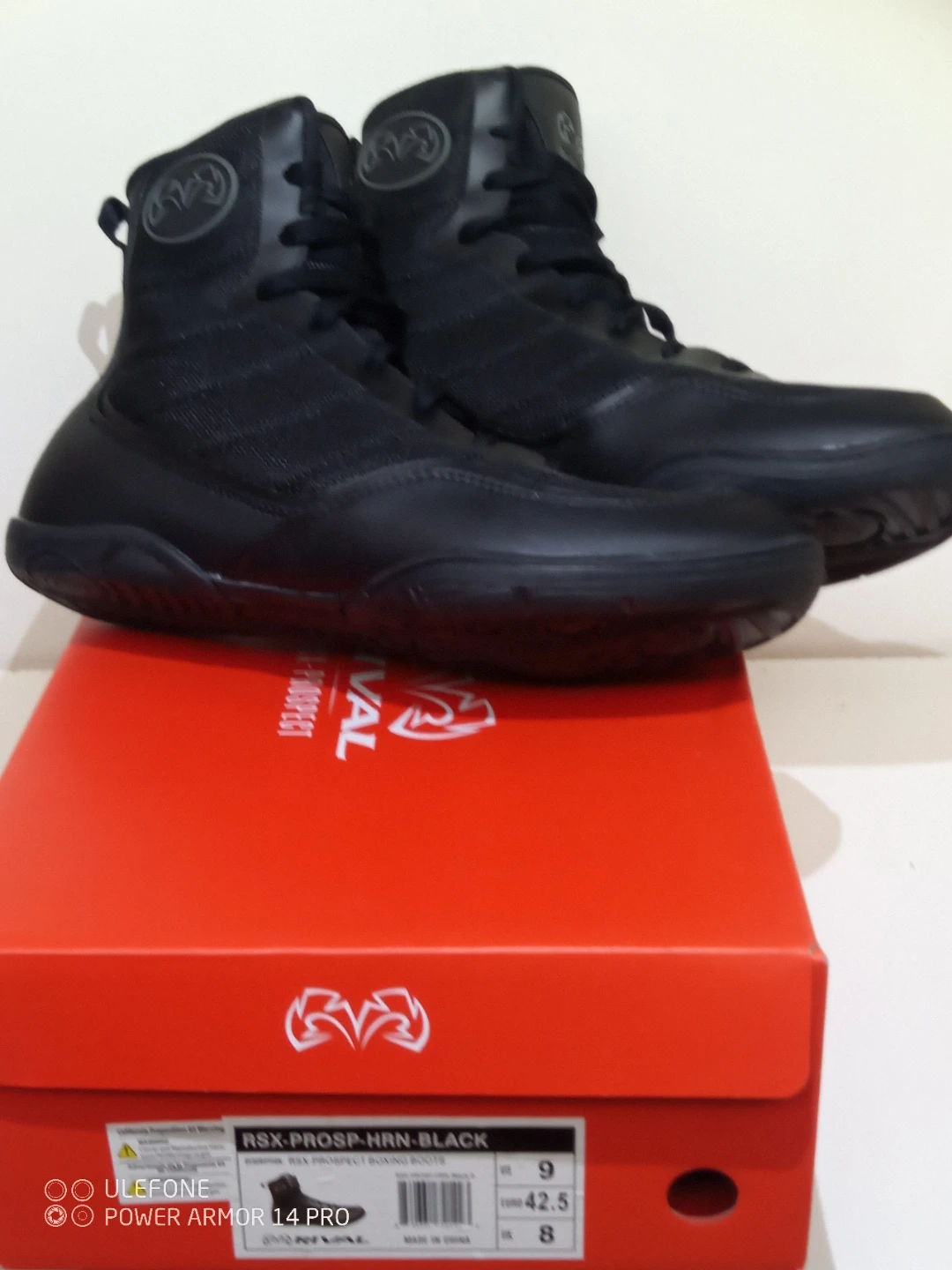 Rival RSX-PROSP-HRN Black Boxing Boots Size 9 - photo 4