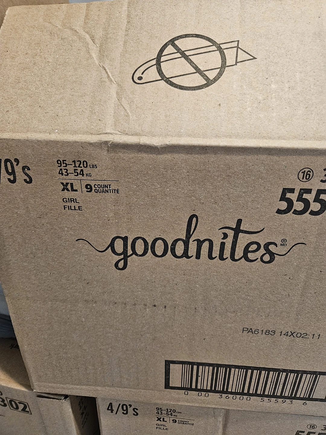 Goodnights diapers girl XL - photo 2