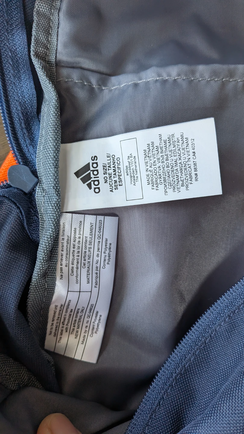 NEW - Adidas Backpack Blue/Orange - photo 5