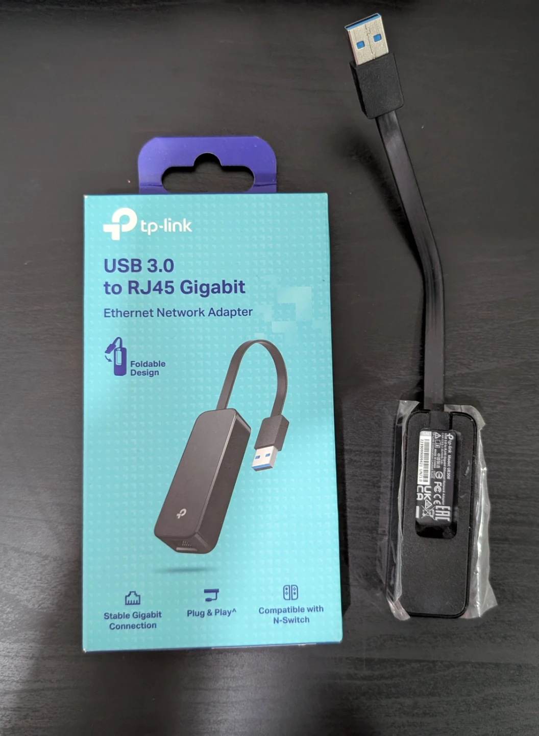 TP-Link USB 3.0 to RJ45 Gigabit Ethernet Network Adapter - photo 2