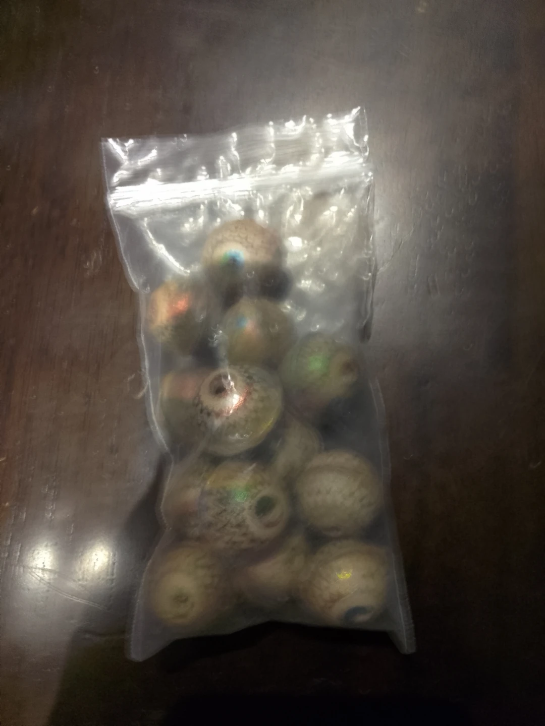 Bag of decorative beads