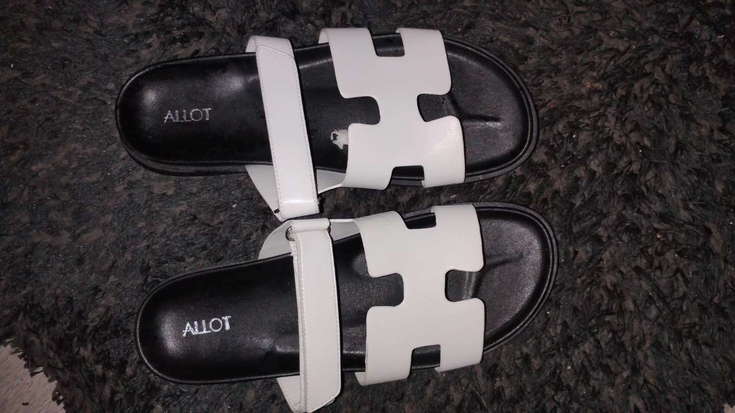 ALLOT White Slides - Size 10 - photo 2
