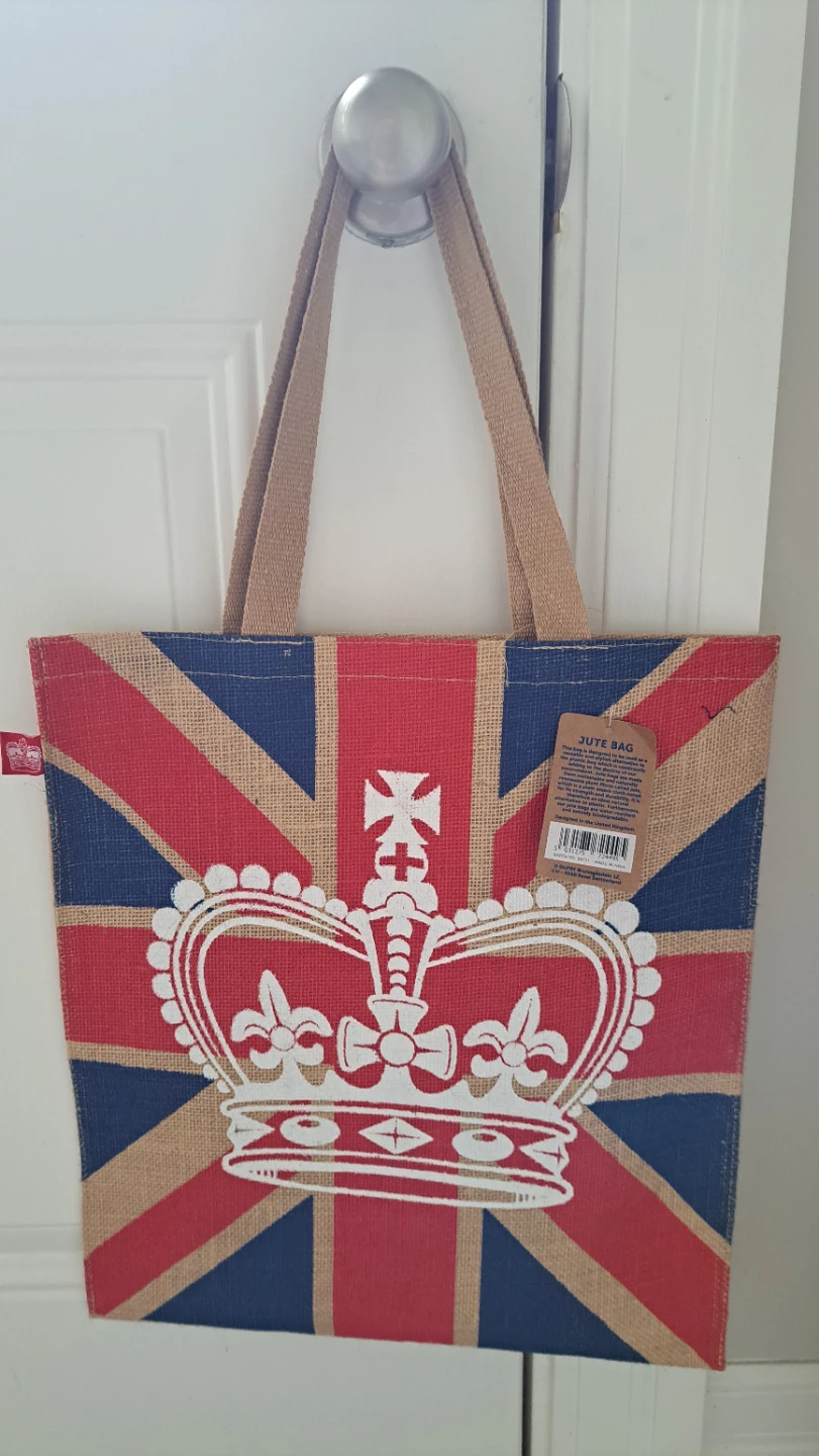 Glorious Britain Jute Tote Bag