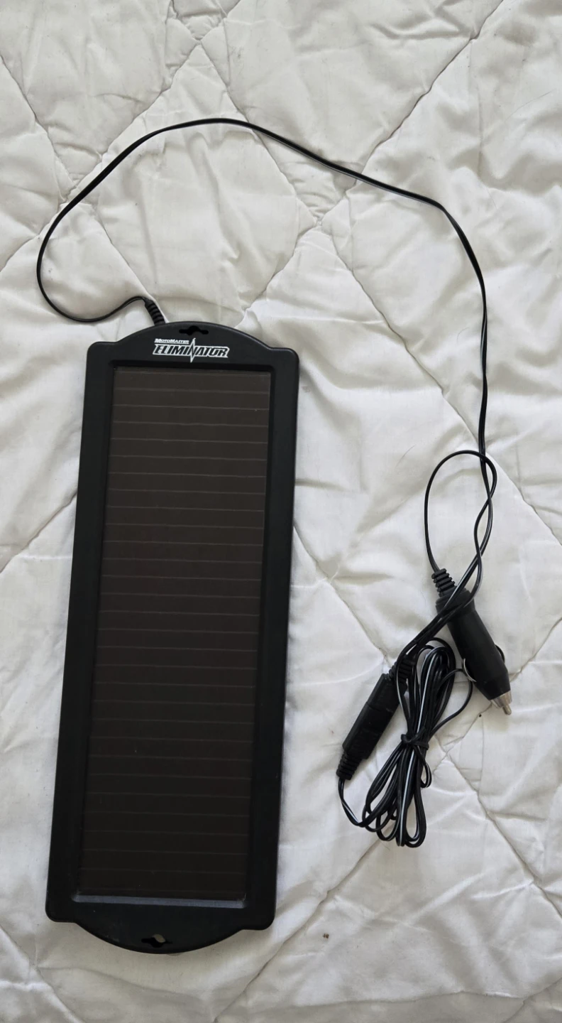 Micro-Start Eliminator Solar Charger with Car Adapter
