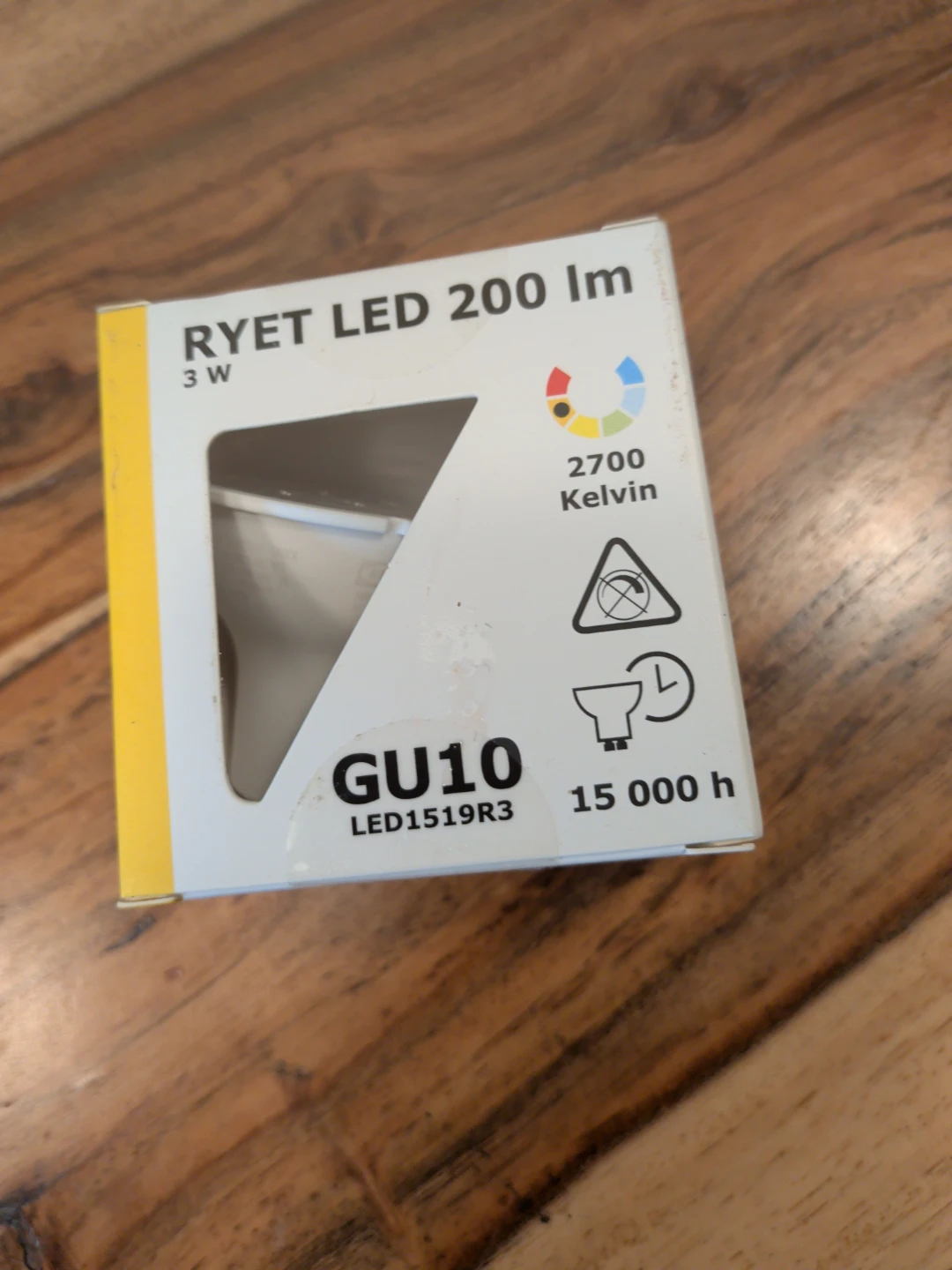 IKEA RYET LED 200lm GU10 3W bulb