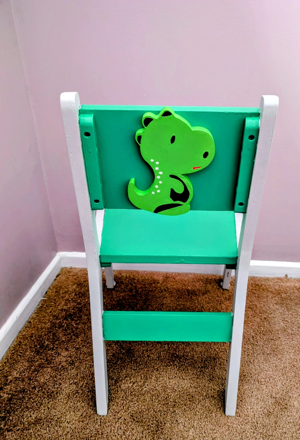 Adjustable Double-Sided Easel with matching dinosaur chair - photo 4