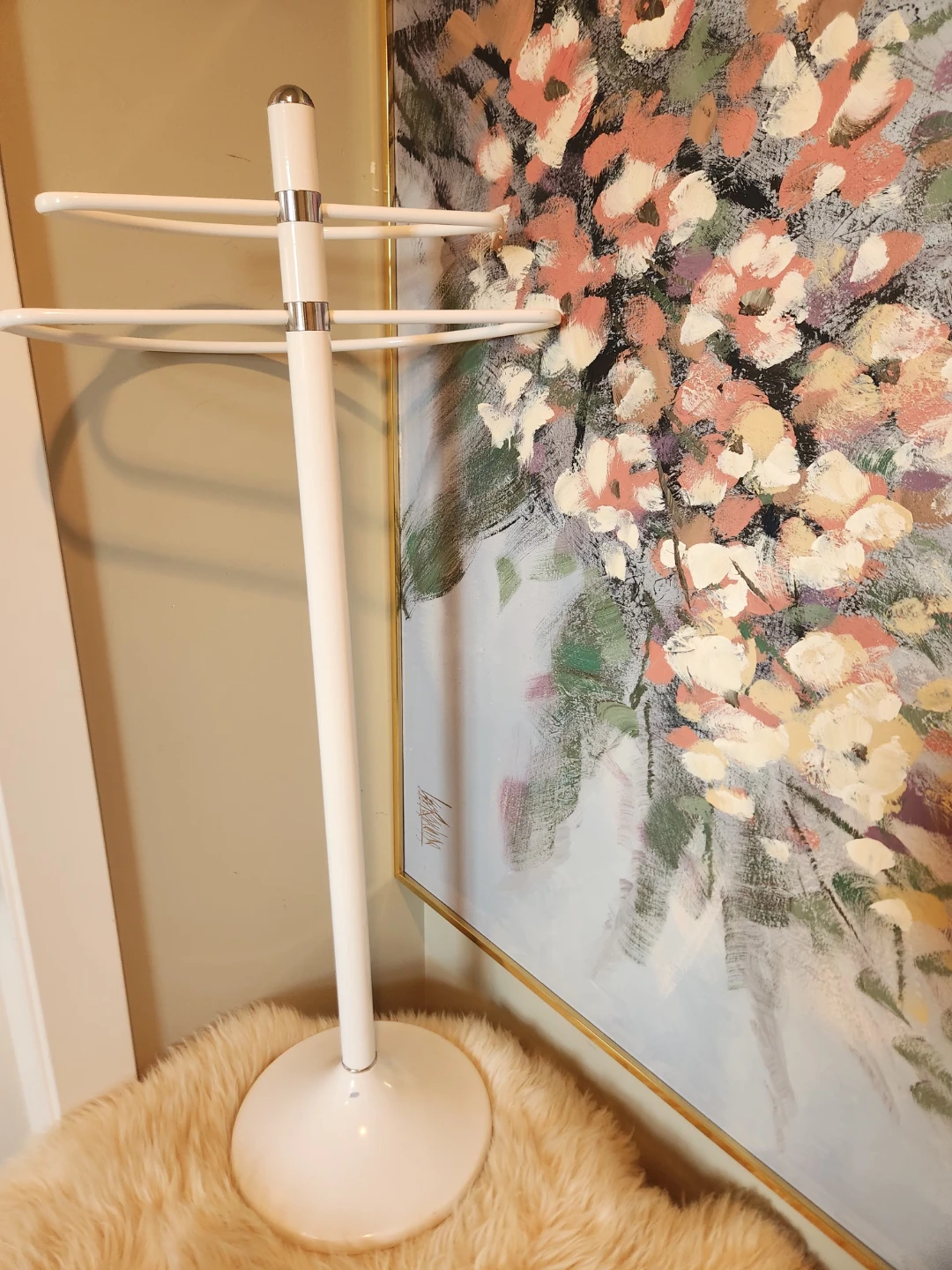 RARE FIND VINTAGE metal umbrella Stand or clothing  rack - photo 3