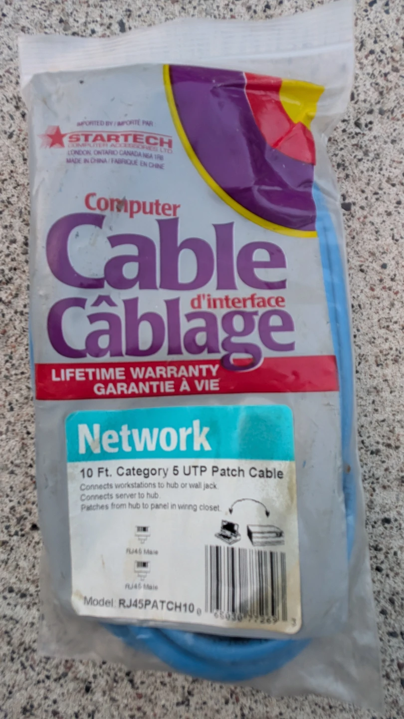 StarTech.com 10 Ft. Cat 5e UTP Network Patch Cable
