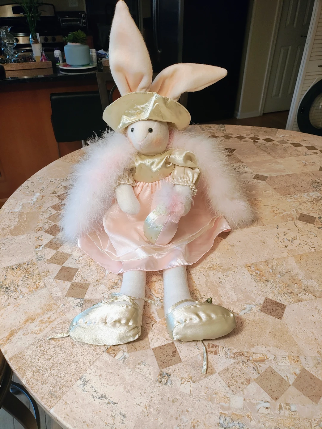Vintage Artisan Flair Miss Elle’s Collection Easter Rabbit