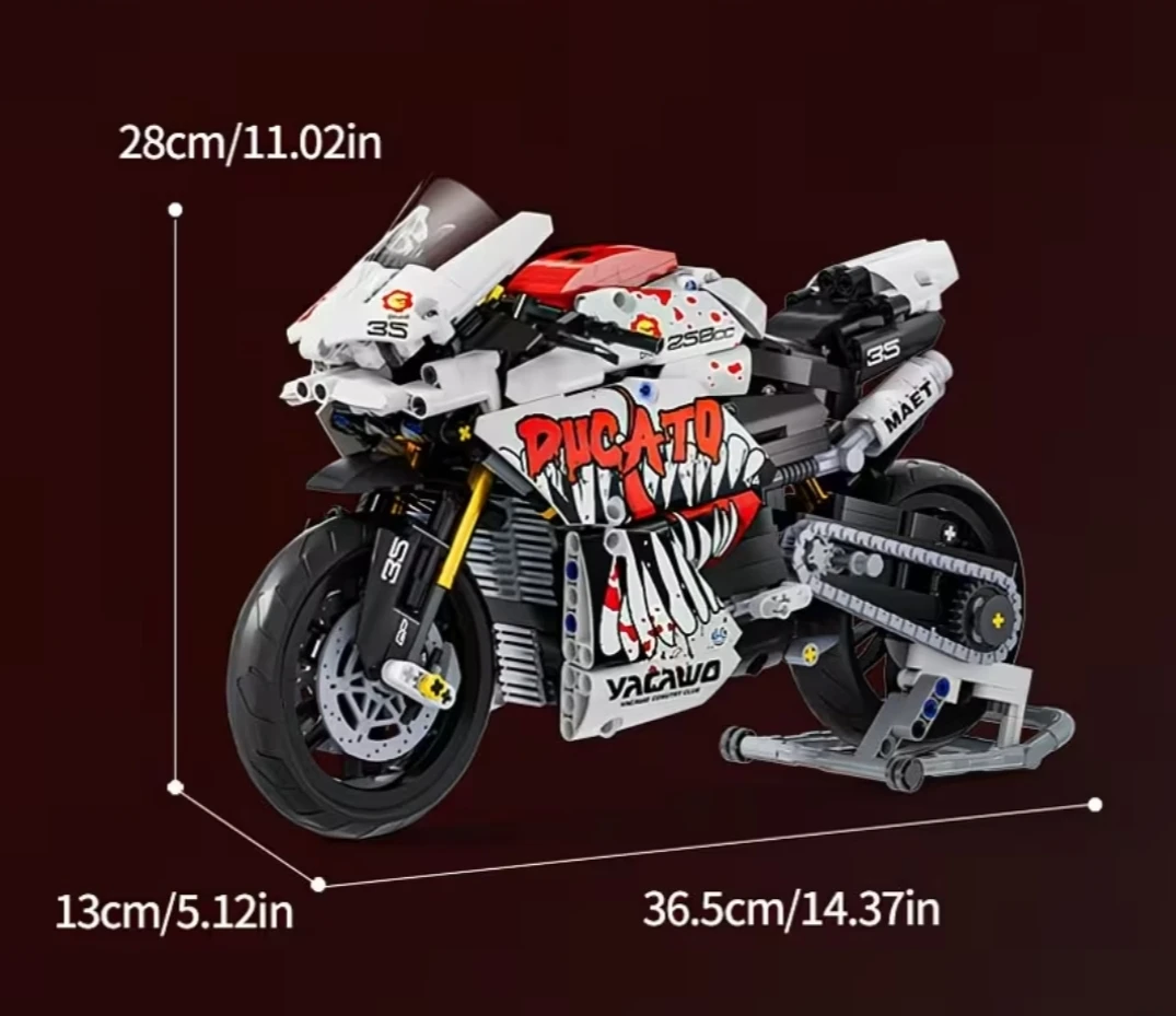 MOTORBIKE BUILDING BLOCKS SET NEW - photo 4