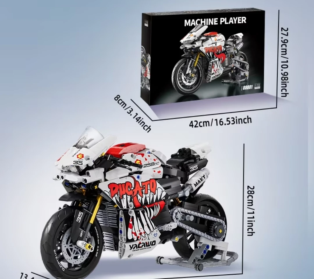 MOTORBIKE BUILDING BLOCKS SET NEW - photo 5