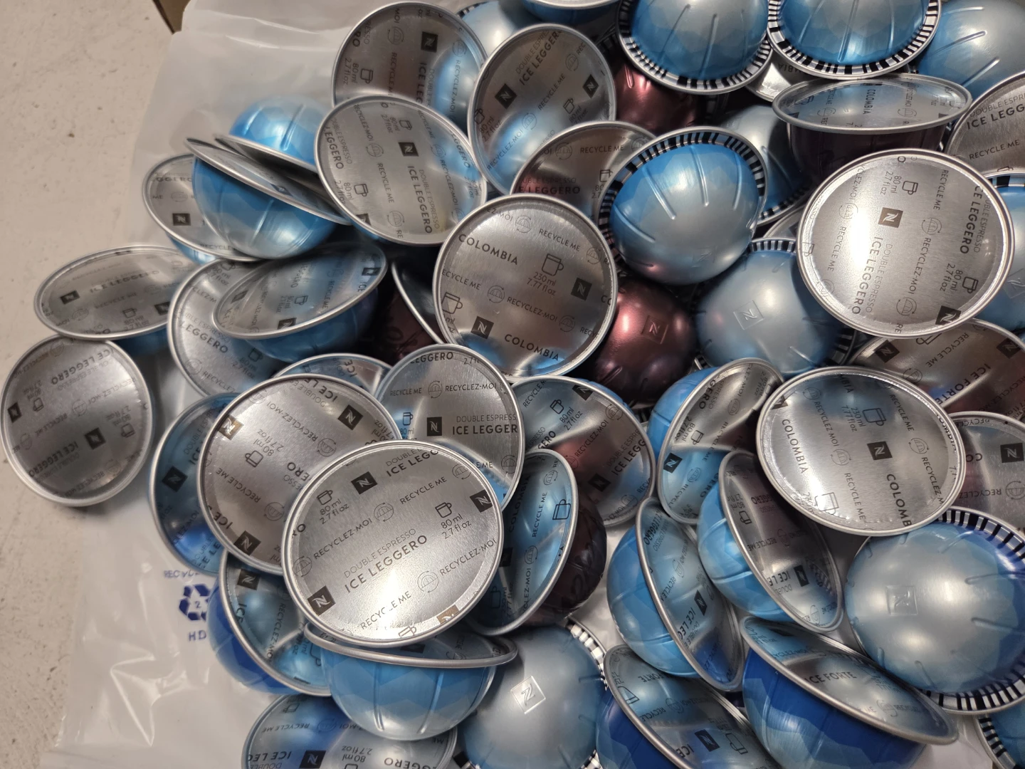 Nespresso Coffee Pods - Ice Leggero & Colombia