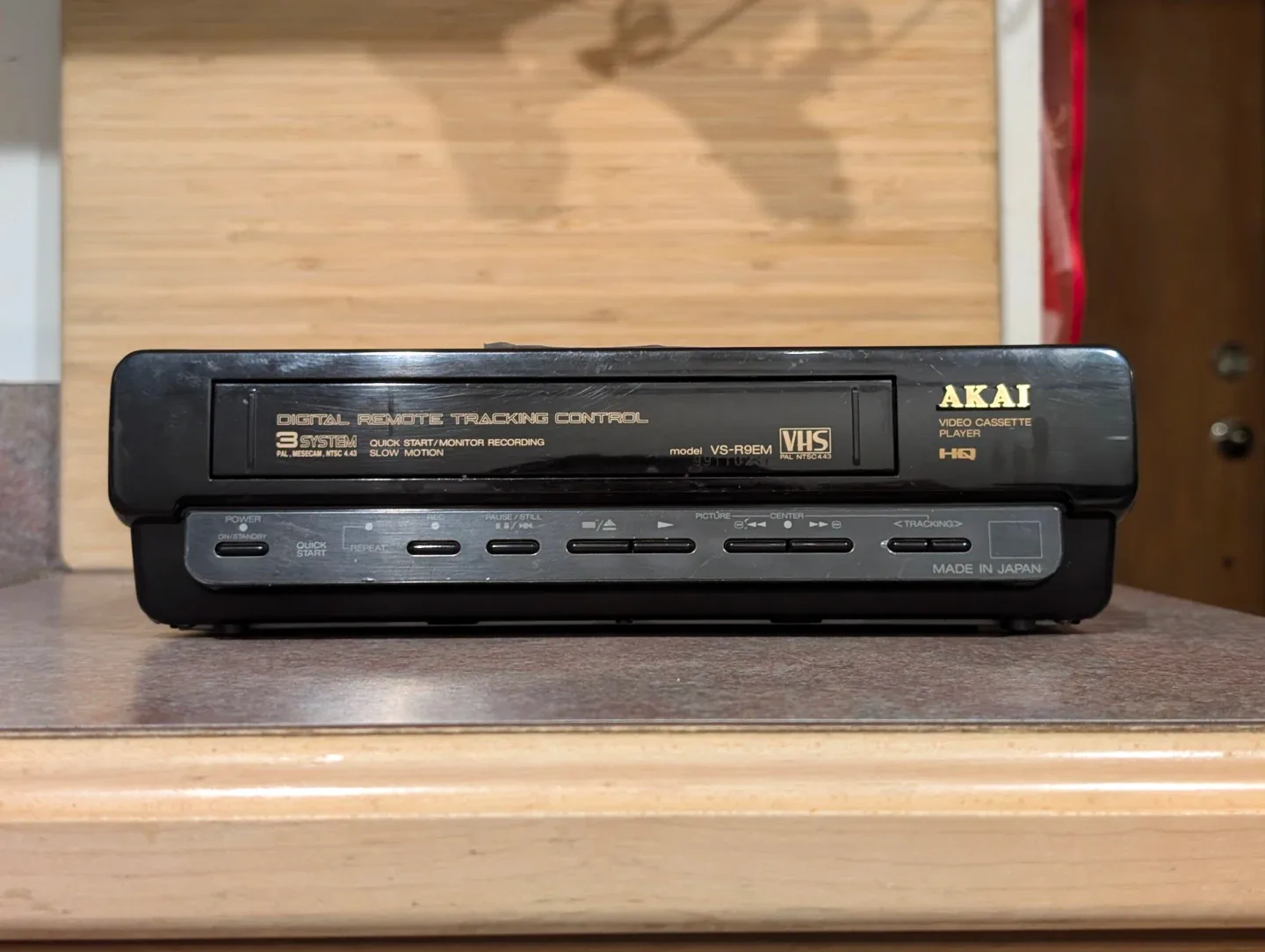 Multisystem VHS player PAL, MESECAM, NTSC