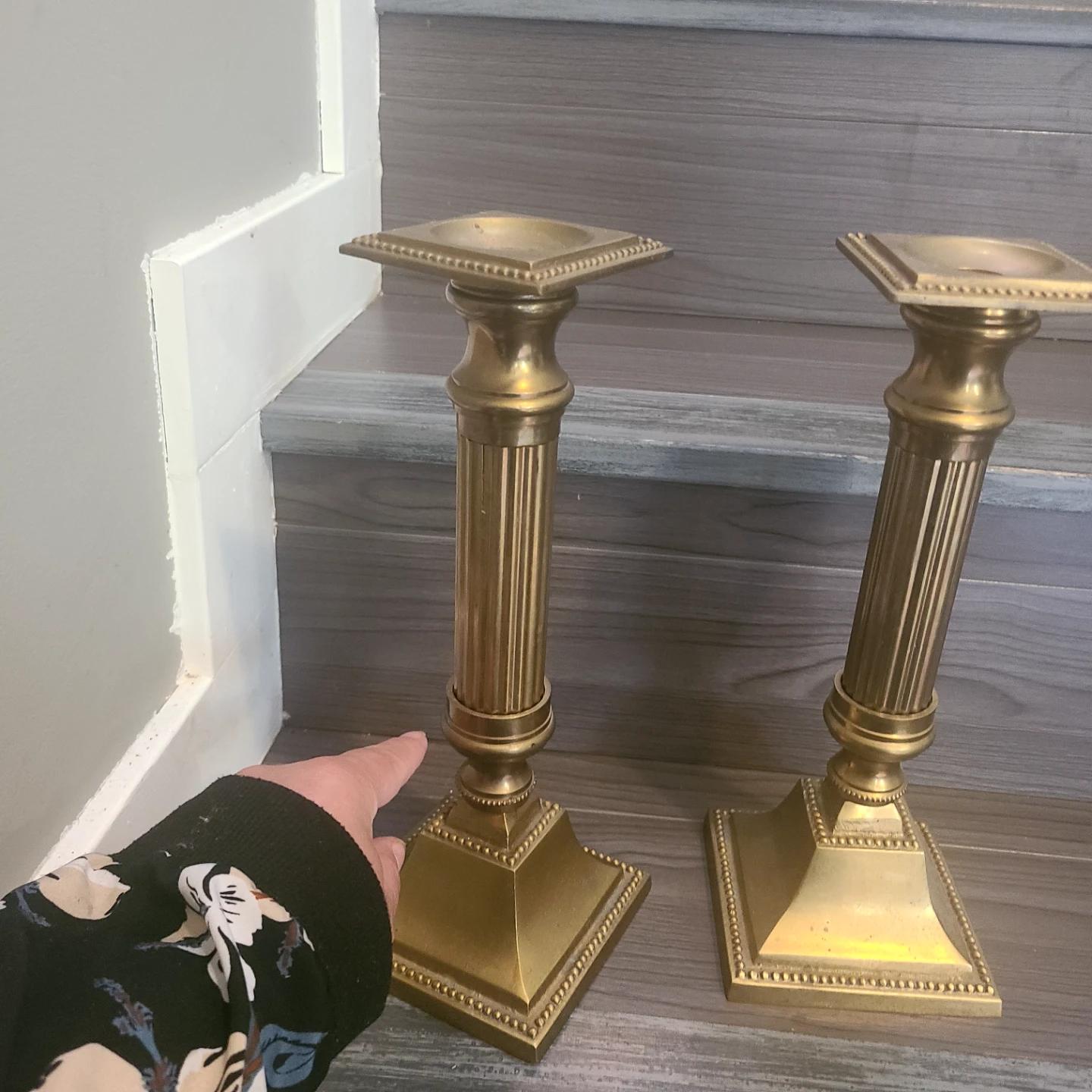 Brass Candlesticks - Pair - photo 5