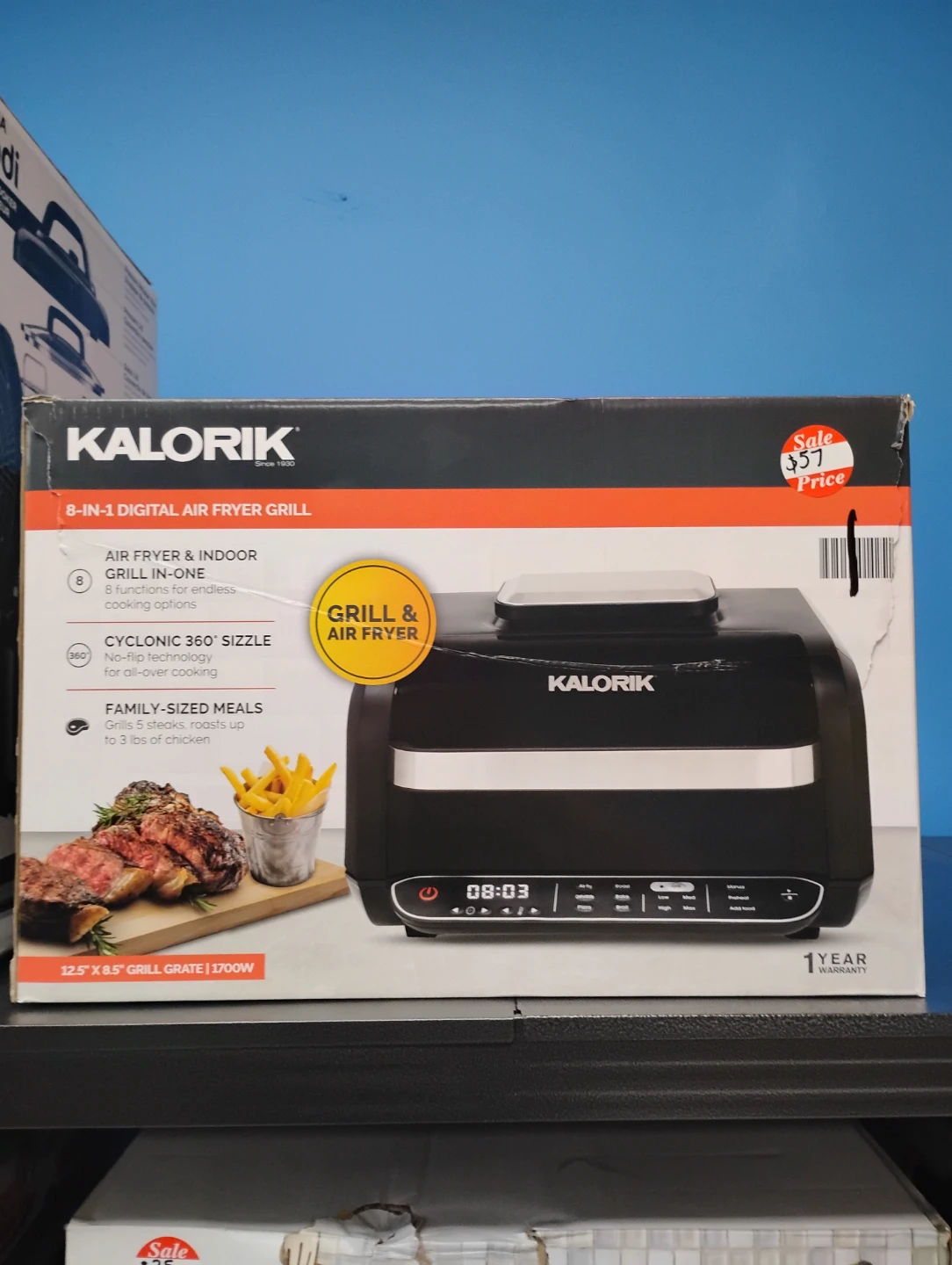 Kalorik 8-in-1 Digital Air Fryer & Grill