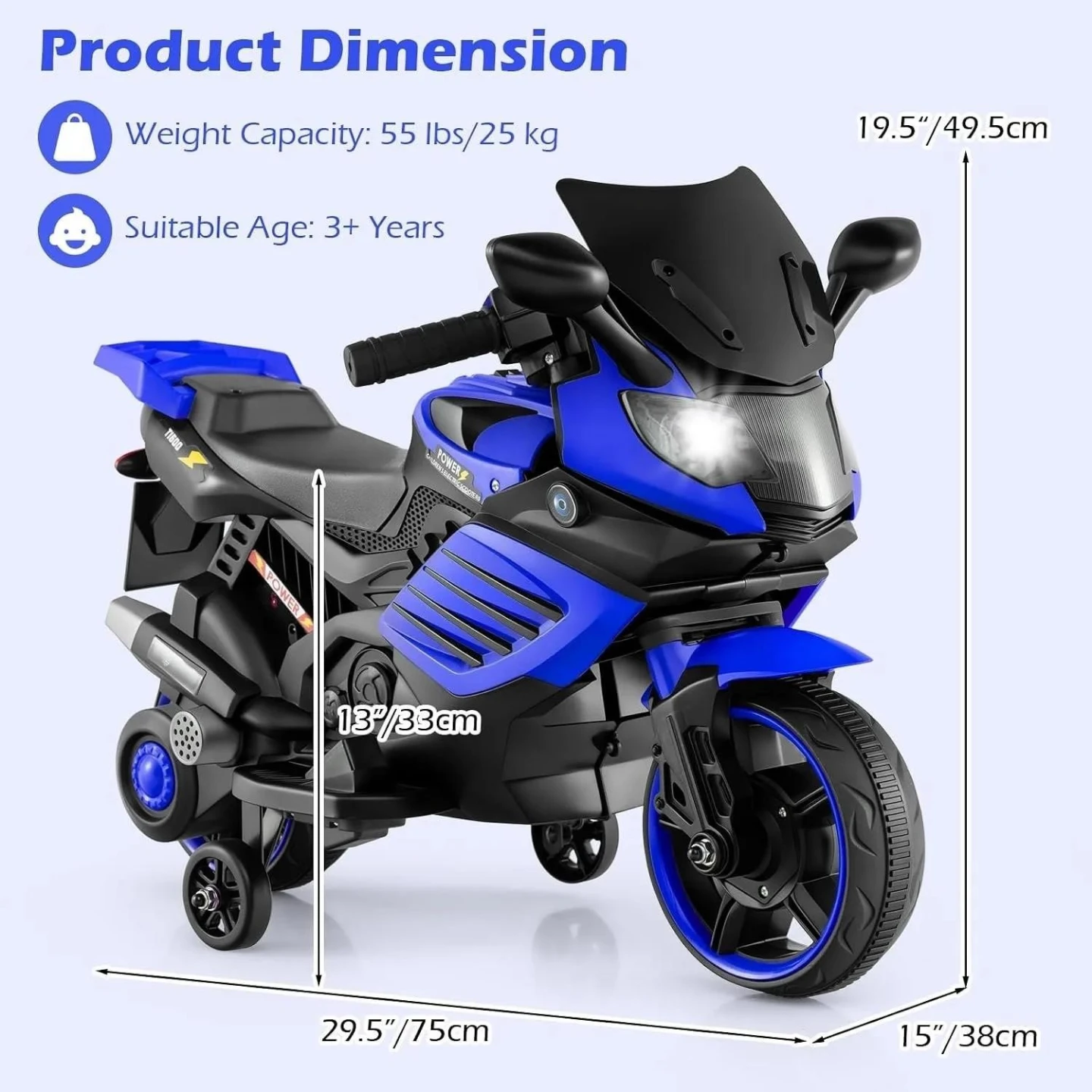 Kids Electric Motorcycle Toy - photo 2
