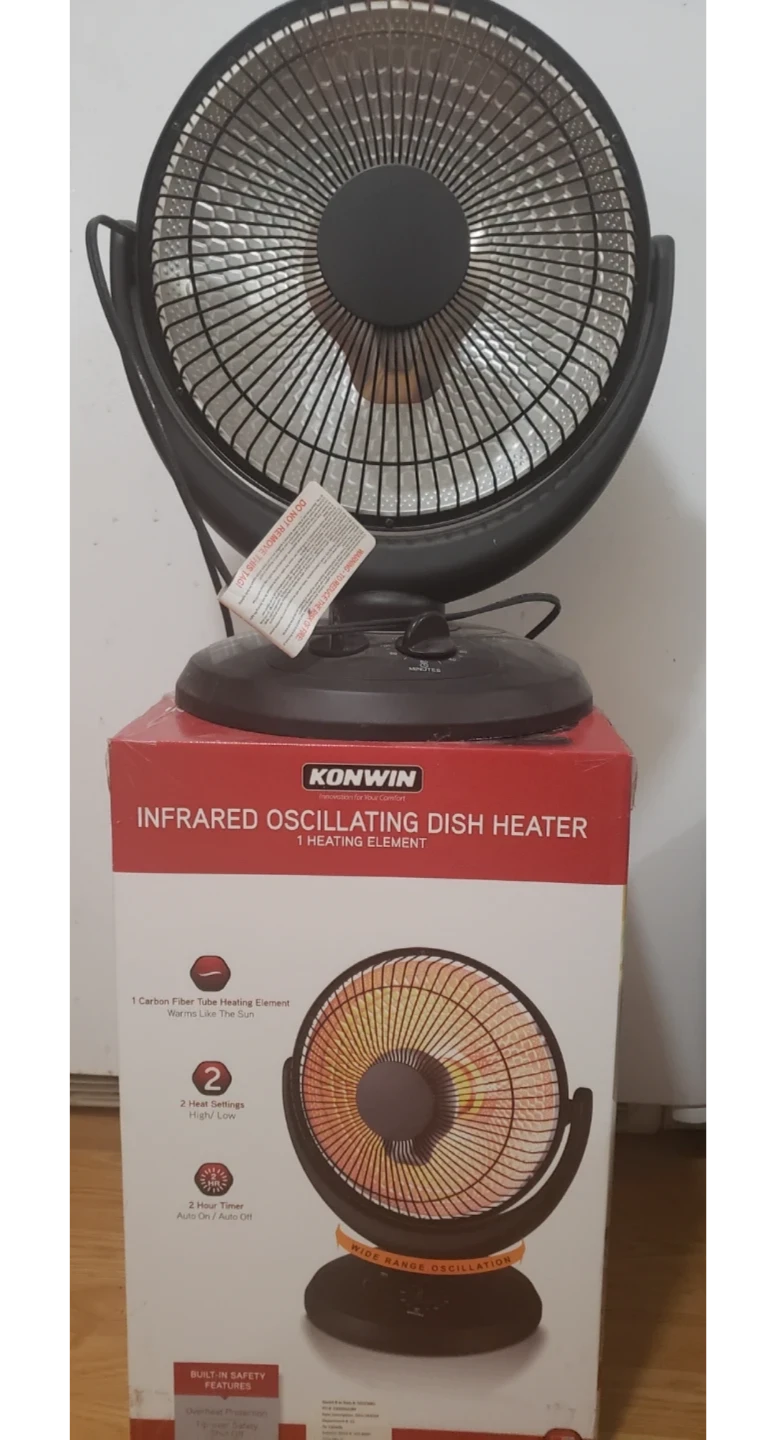 Konwin Infrared Oscillating Dish Heater - photo 3