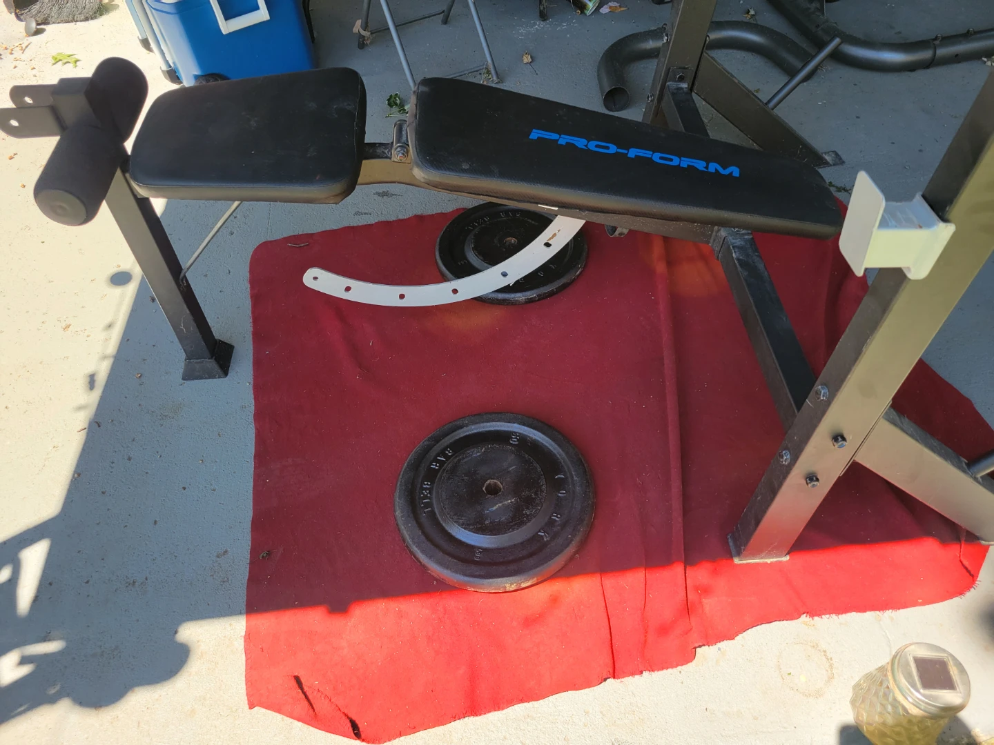 PRO FORM  BENCH WITH INCLINE SAFETY HOOKS OLYMPIC - photo 5