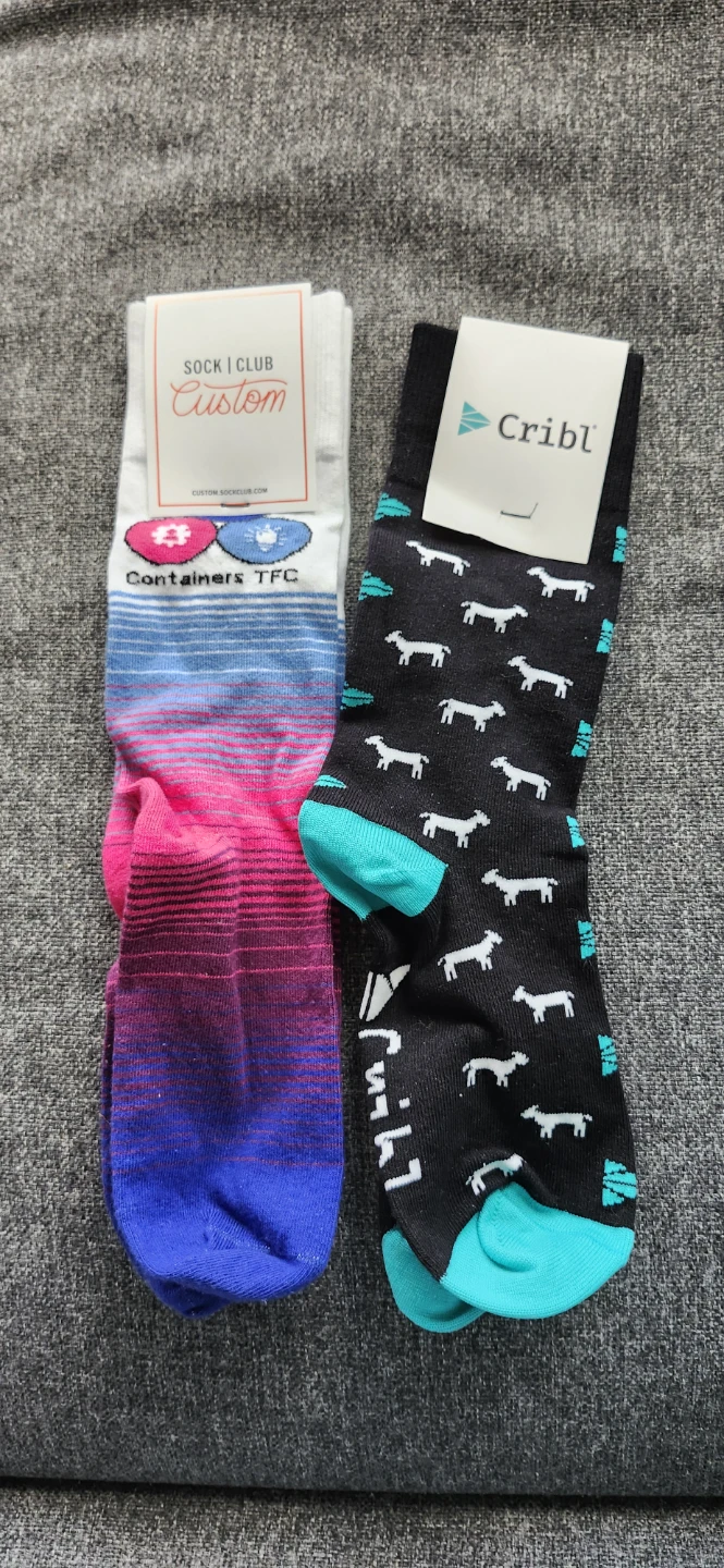 Sock Club and Cribl Custom Socks