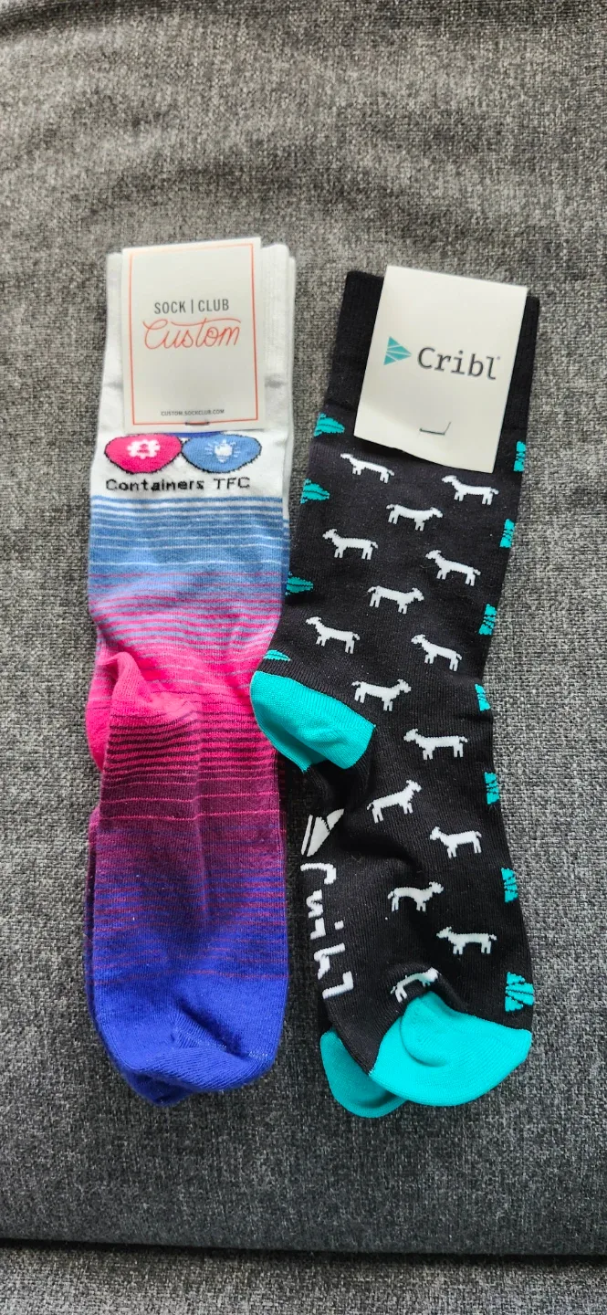 Sock Club and Cribl Custom Socks
