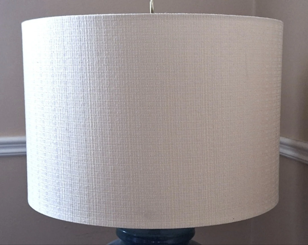 Cream Textured Lamp Shade