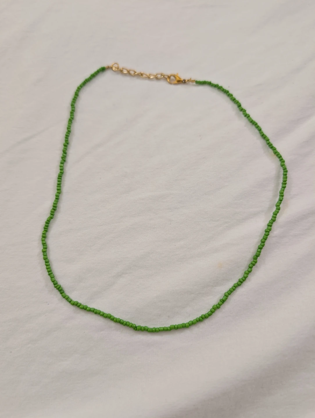 Green Beaded Necklace