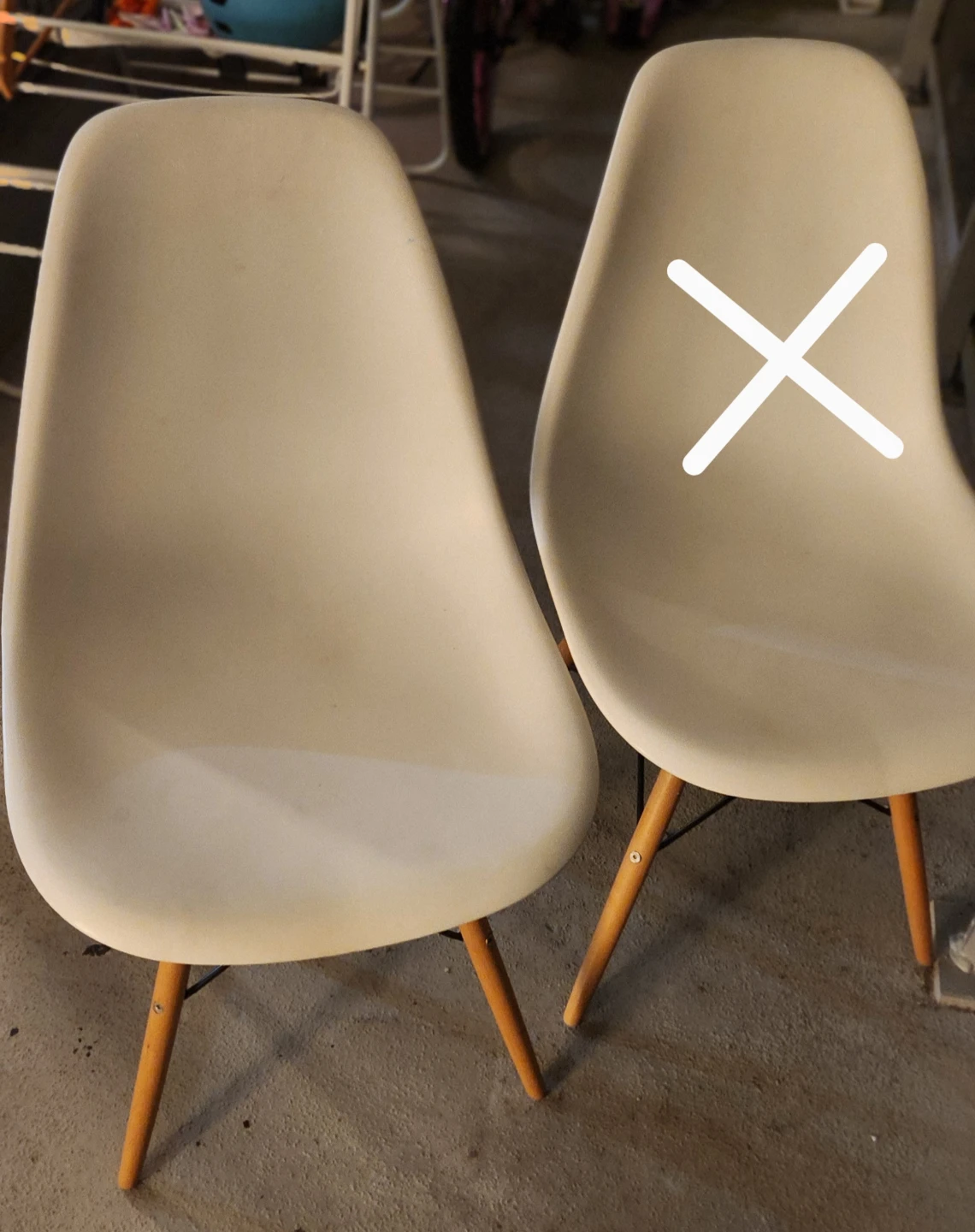 Dinning chair - 1 white chair left