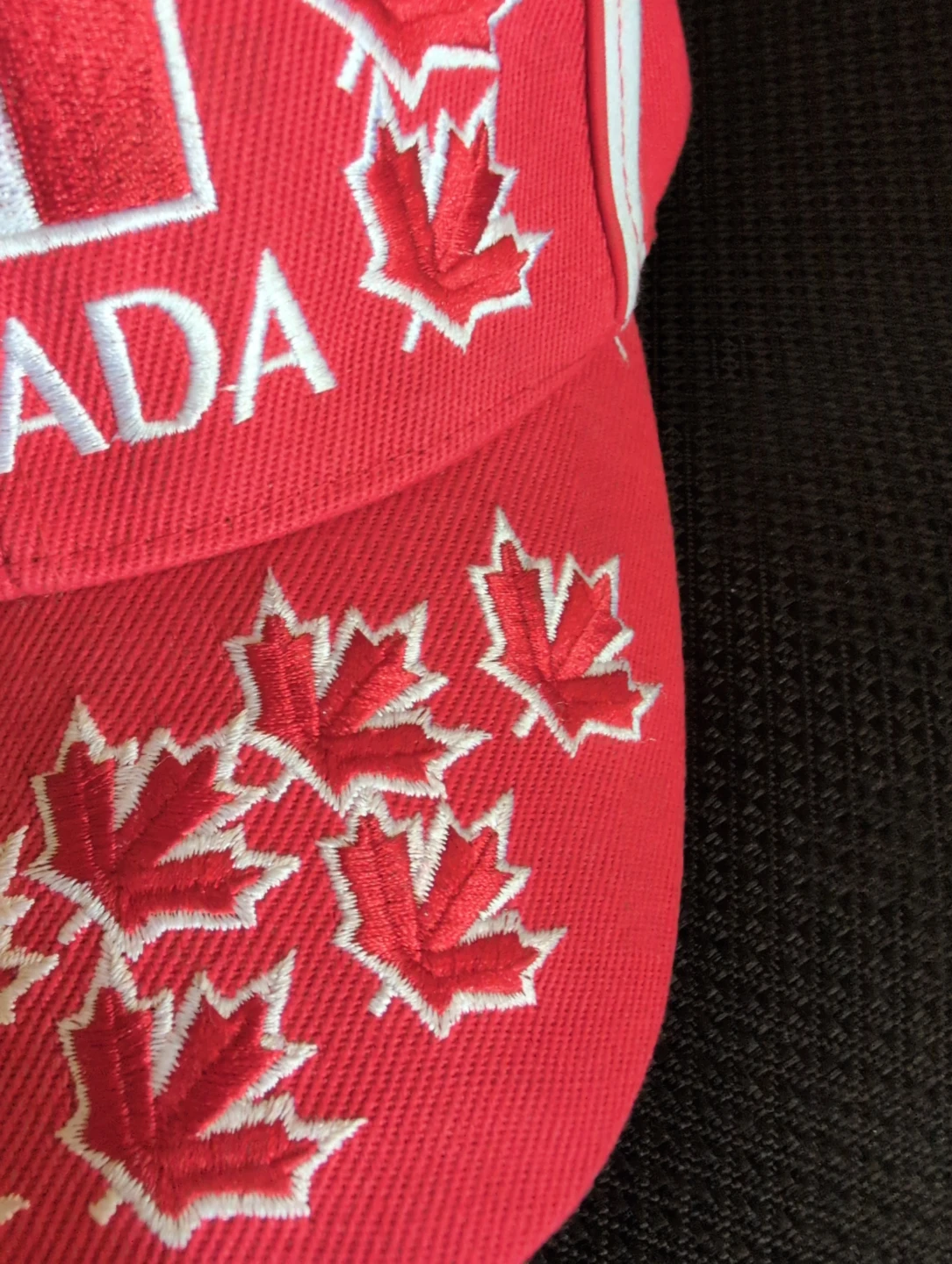 Red Canada Maple Leaf Baseball Cap - photo 4