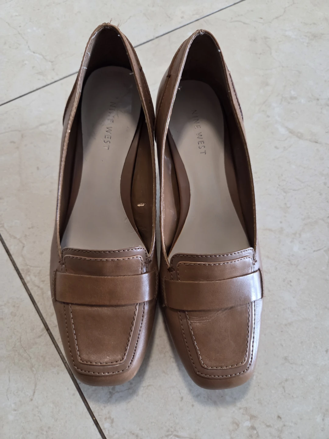 Nine West Tan Heels